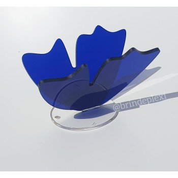 Papillon mural bleu ailes...