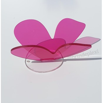 Papillon mural rose ailes...