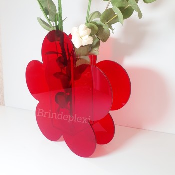 Vase Plexiglas marguerite...
